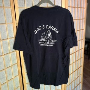 Doc’s Garage local business tee